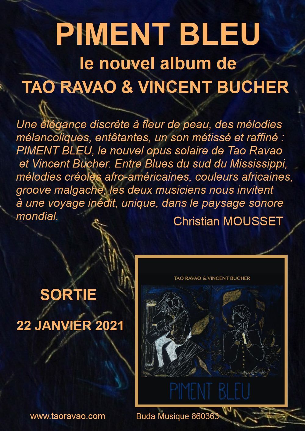 Piment Bleu - Tao Ravao & Vincent Bucher